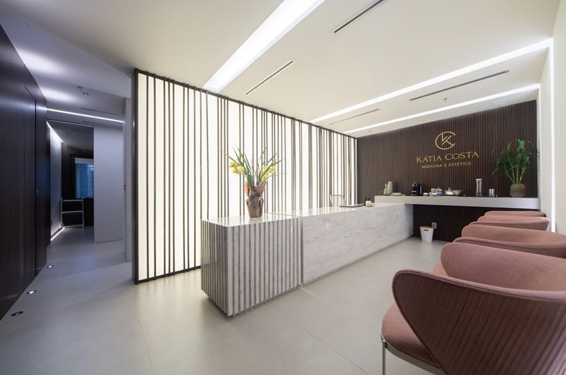 Recepção da Clínica Dra. Kátia Costa